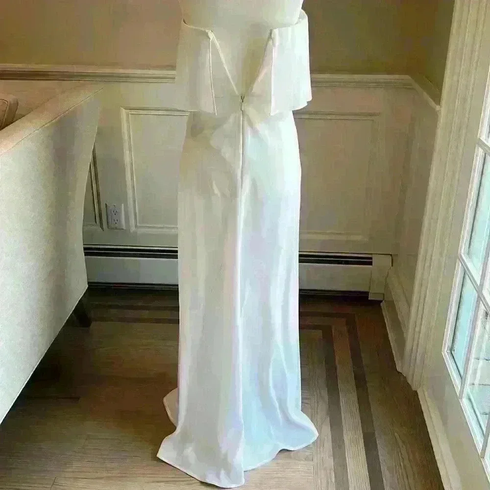 BCBGMaxazria Alyse White Gown - Picture 7 of 12